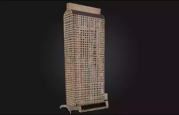 Skyward Ascent Soaring Tower Structure 3D model