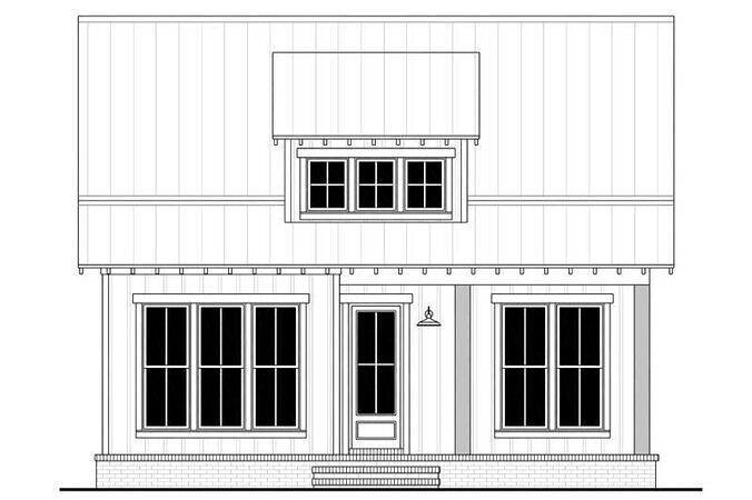 Modern Two Bedroom House Complete 3D Model  Drawings Renderings 3D model 7