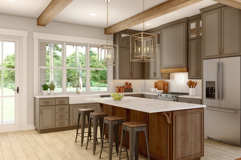 Modern Two Bedroom House Complete 3D Model Drawings Renderings 3D model_5