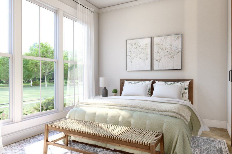 Modern Two Bedroom House Complete 3D Model Drawings Renderings 3D model_11