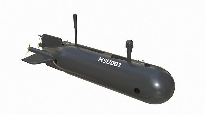 Unmanned Underwater Vehicle 3D model