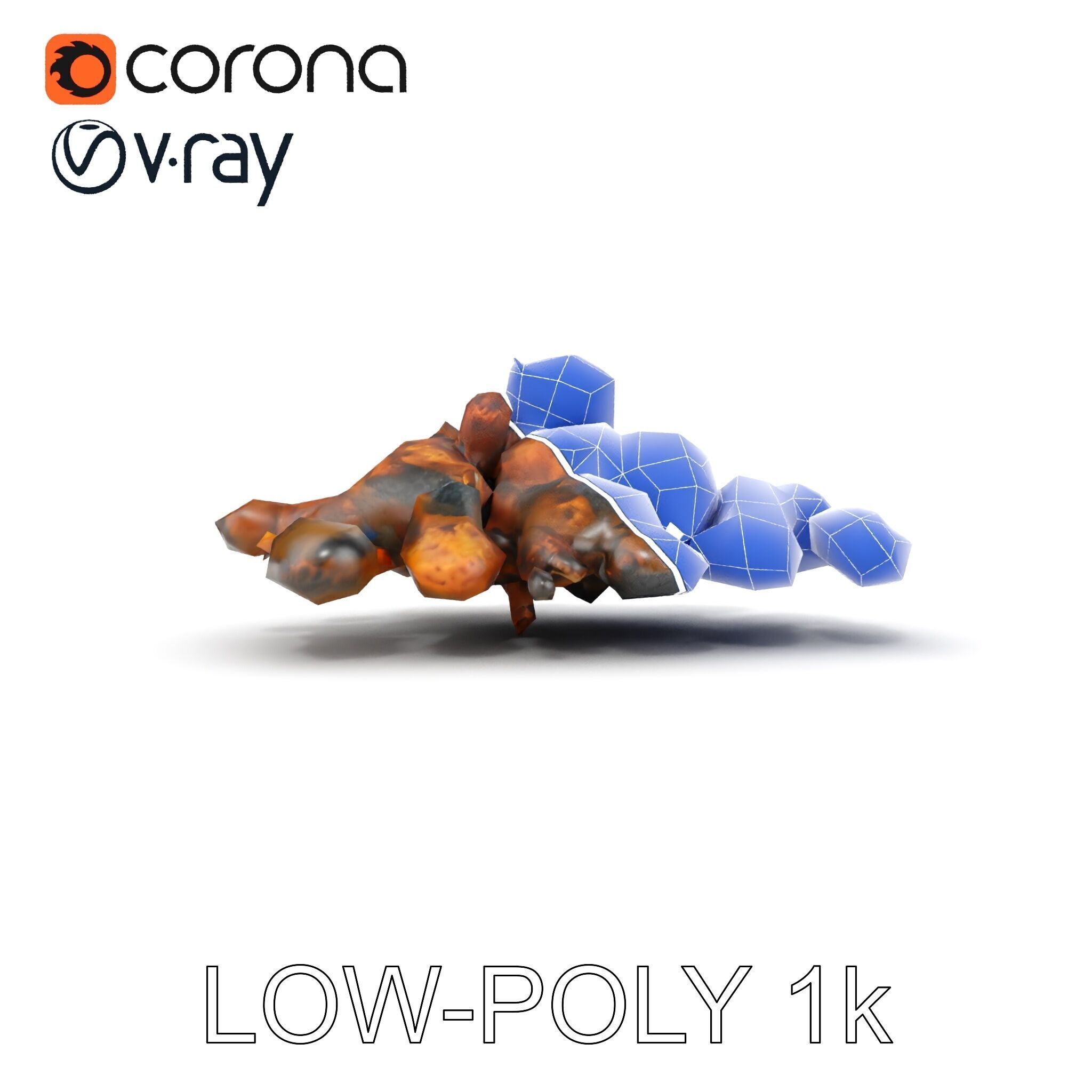 Dried Fruit Pile Model Pack for D Rendering Low-poly 3D model_31