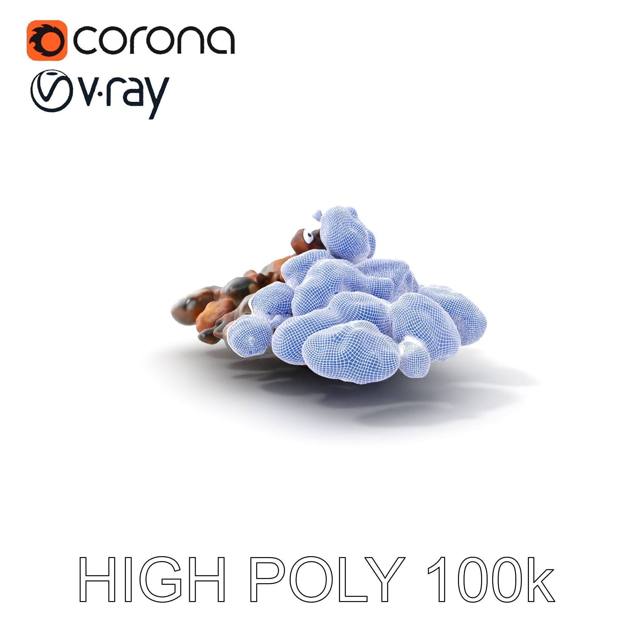 Dried Fruit Pile Model Pack for D Rendering Low-poly 3D model_4