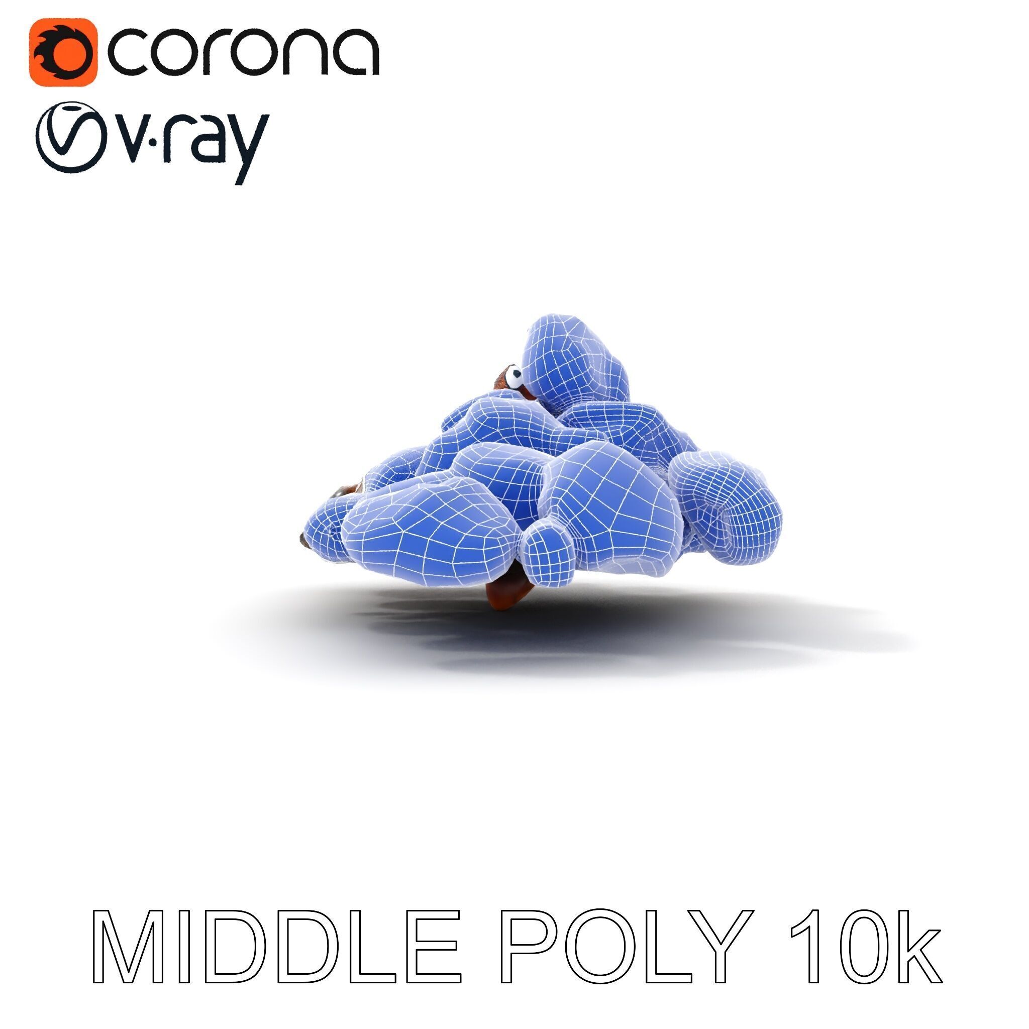 Dried Fruit Pile Model Pack for D Rendering Low-poly 3D model_16