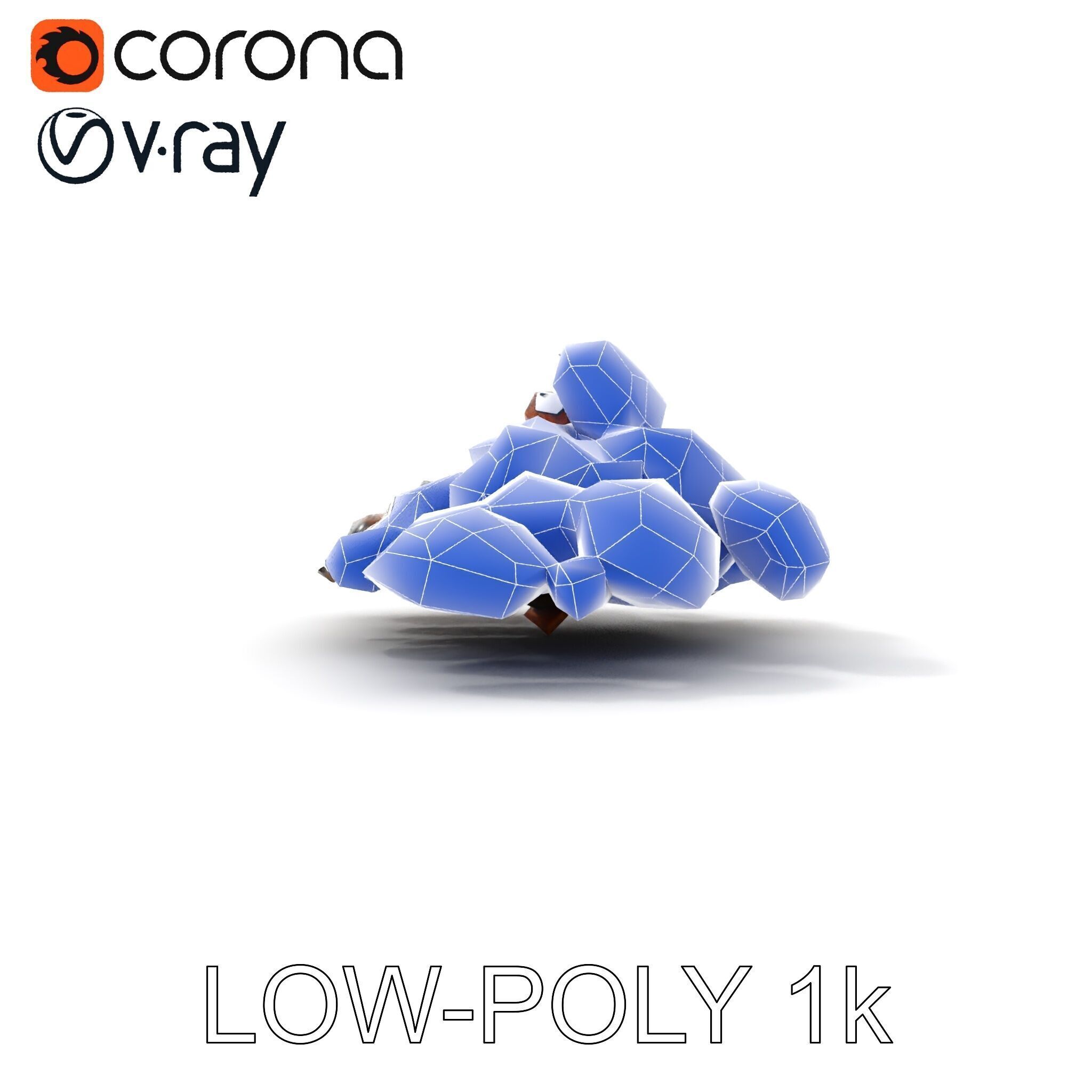 Dried Fruit Pile Model Pack for D Rendering Low-poly 3D model_26