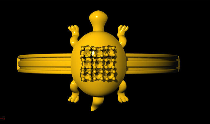Turtle Ring  3D print model