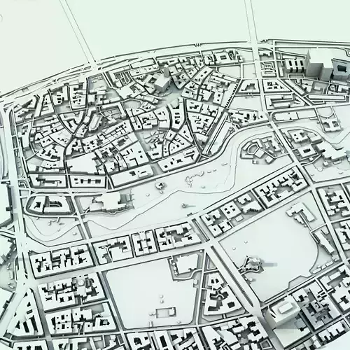Riga City Latvia 3D print model