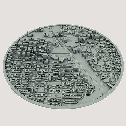 Ottawa City Canada 3D print model