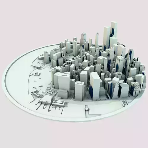 New York City United States 3D print model