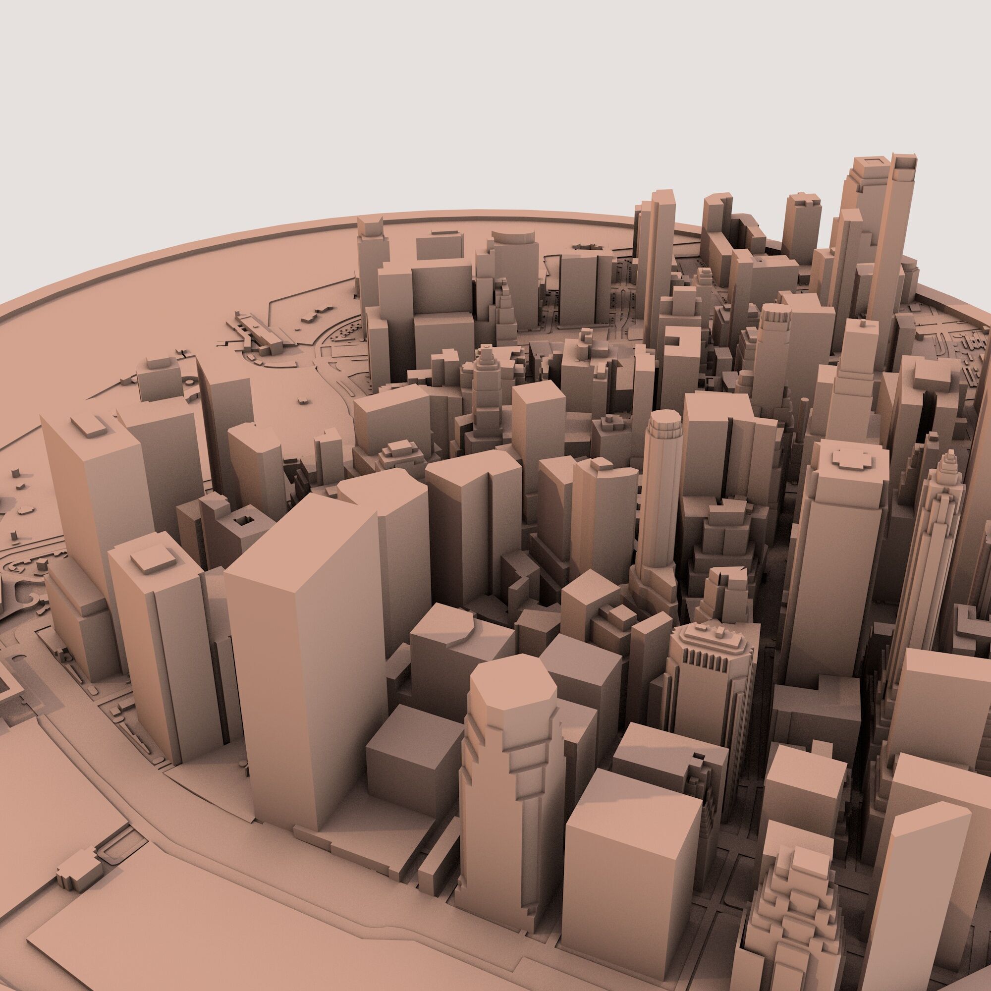 New York City United States 3D print model_5
