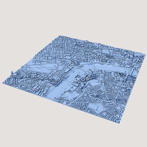 London City England 3D print model