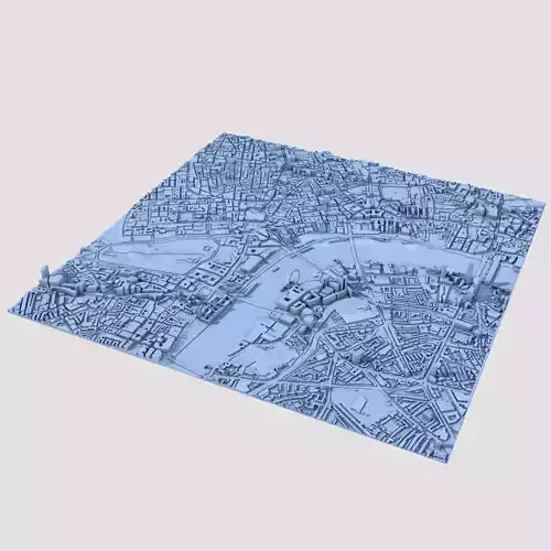 London City England 3D print model