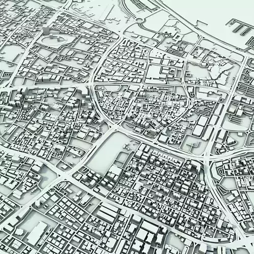 Doha City Qatar 3D print model