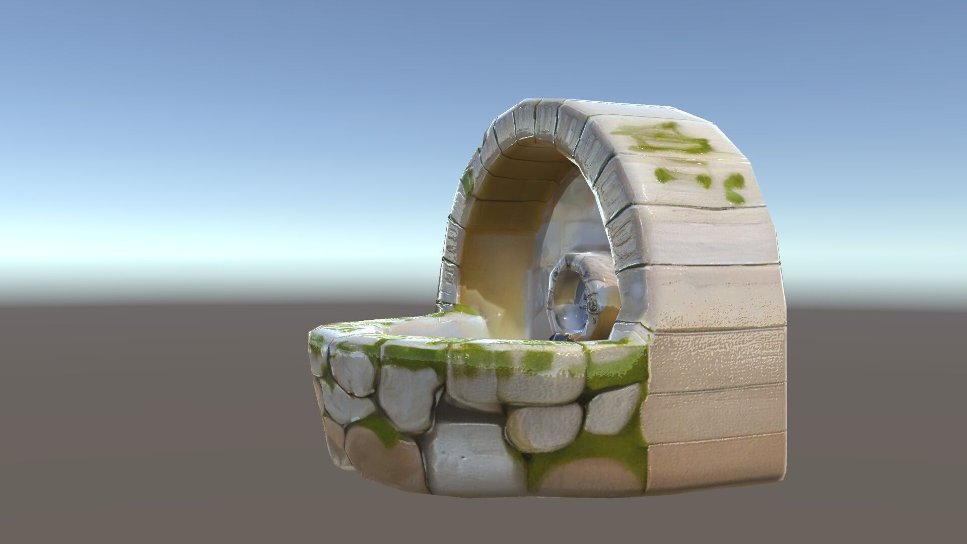 Archway Fountain Stone Model Pack Low-poly 3D model_35