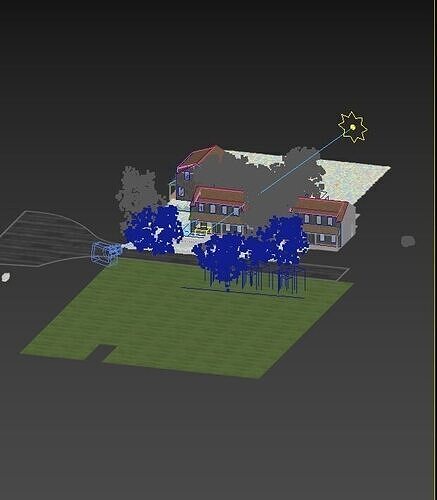 USA Neighbourhood 3D model 4