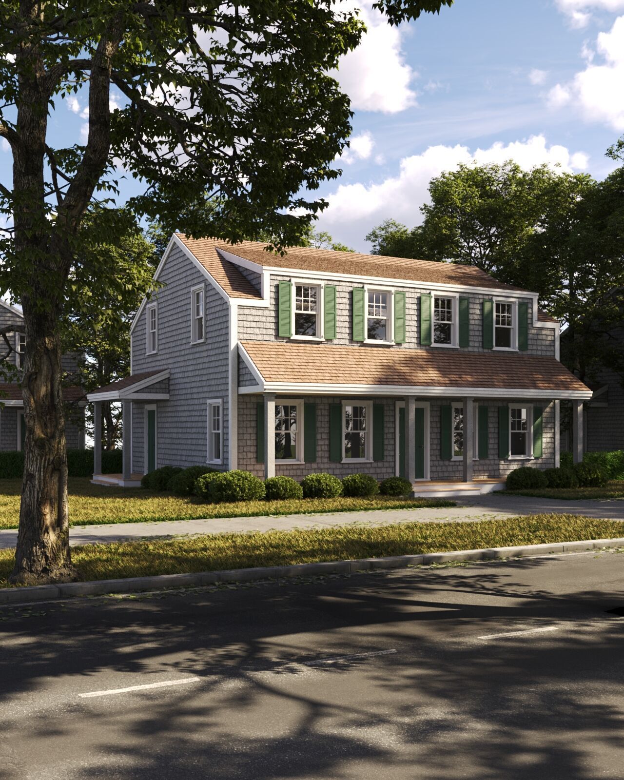 USA Neighbourhood 3D model_0