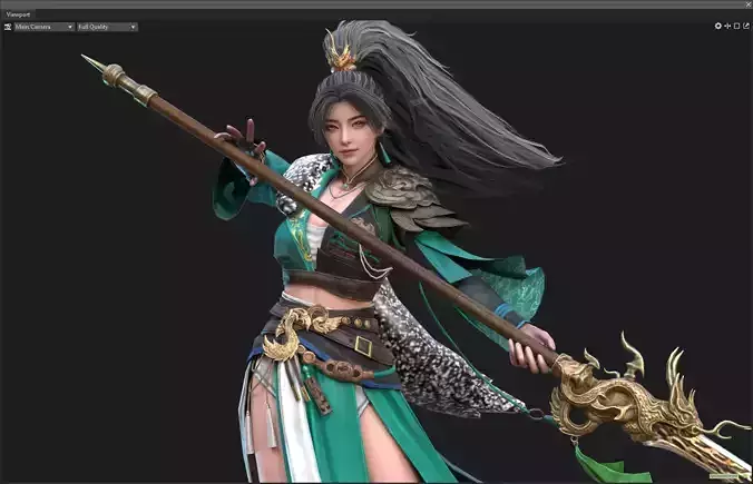 Ancient female warrior