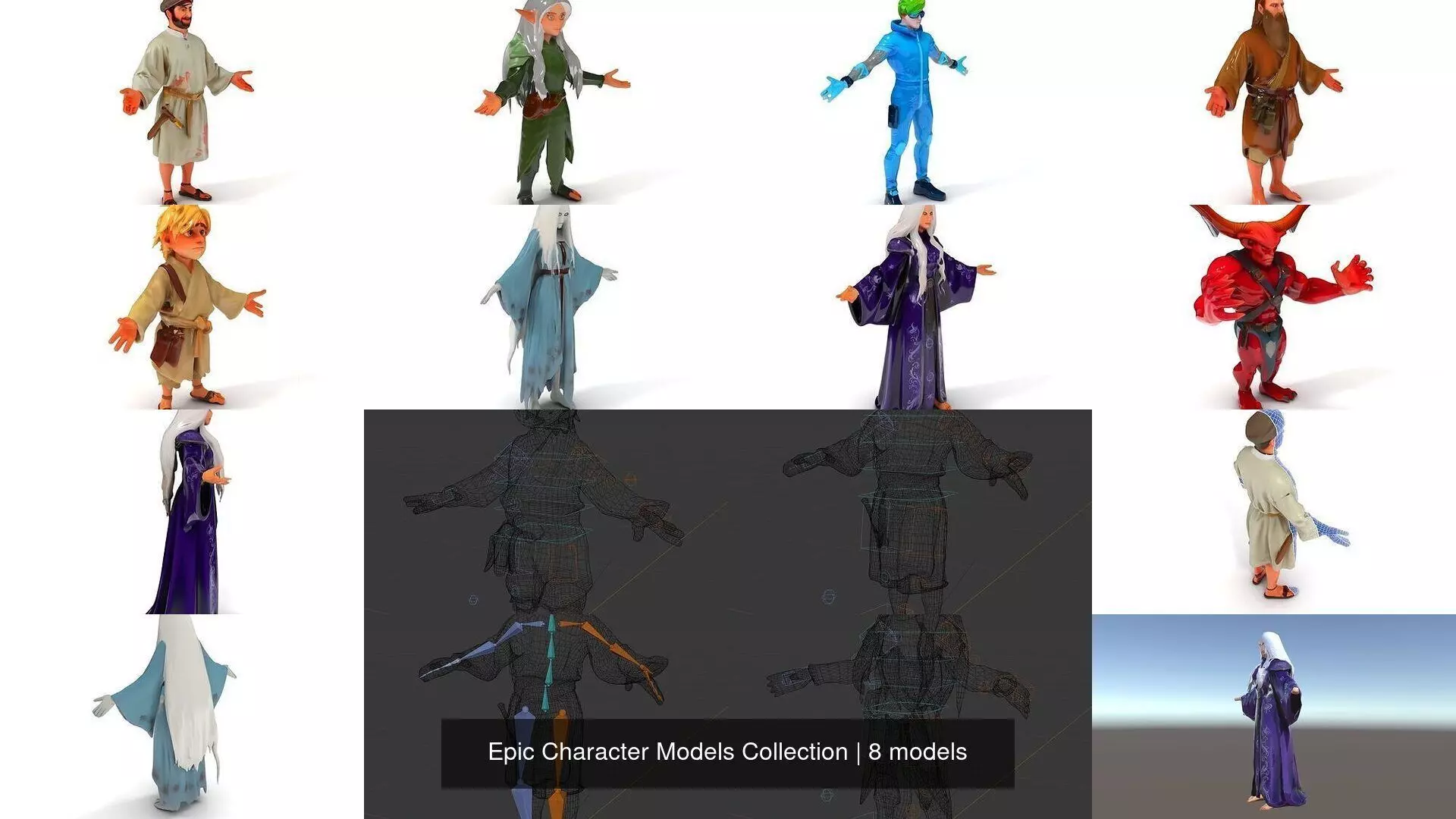 Epic Character Models Collection _0