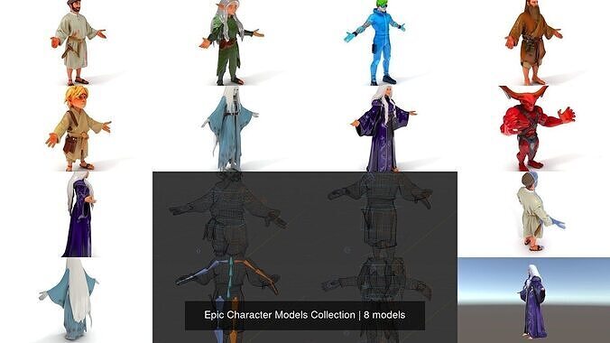 Epic Character Models Collection 
