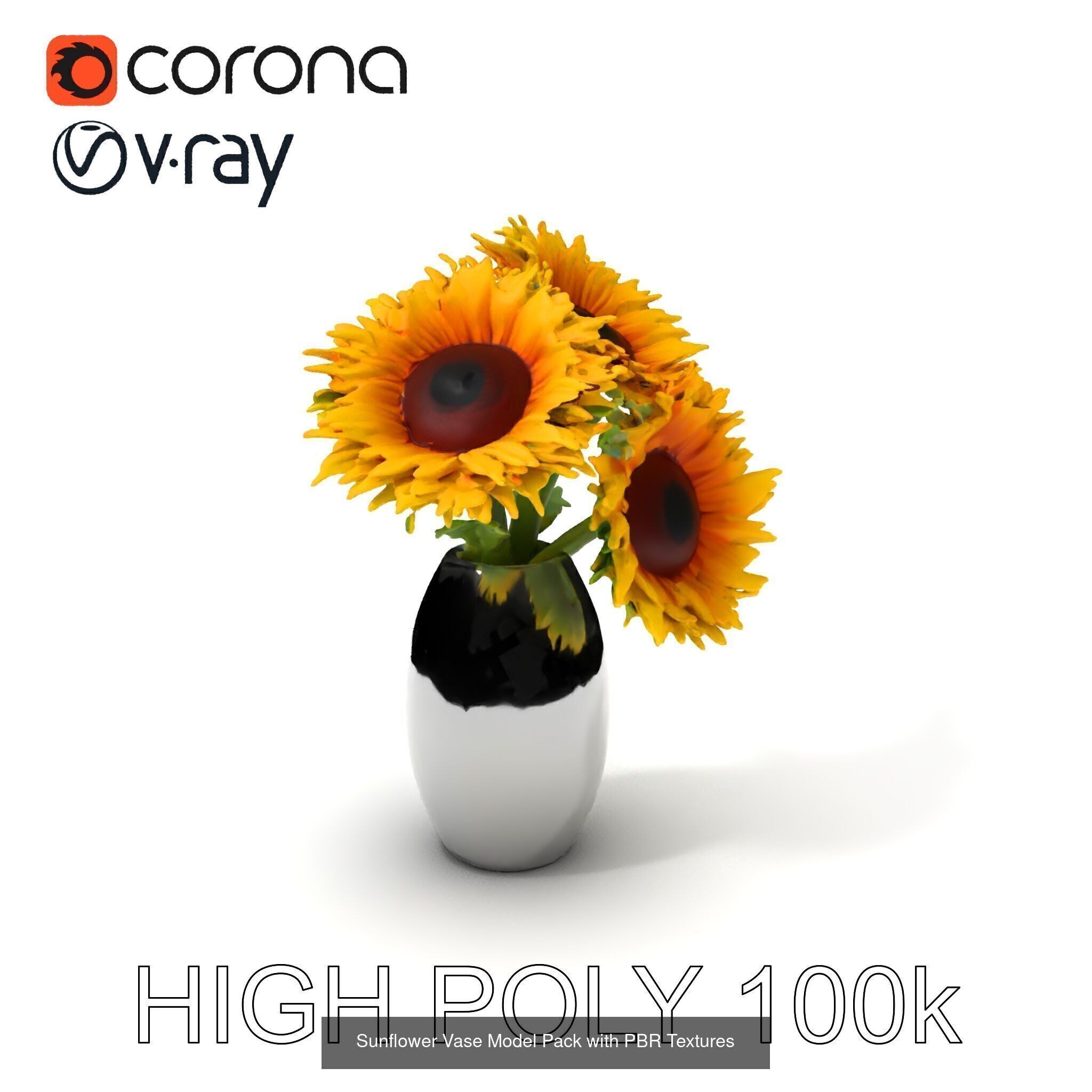 Vibrant Vase 3D Model Pack 3D Model Collection_12