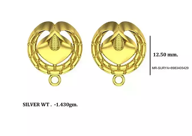 Earrings-Plan Check Description 3D print model