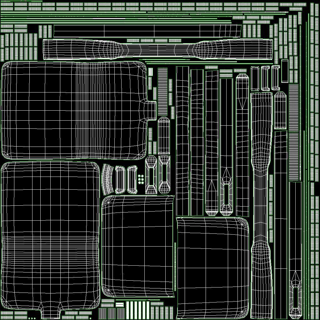 Hermes Birkin Chain Mini Bag Low-poly 3D model_18