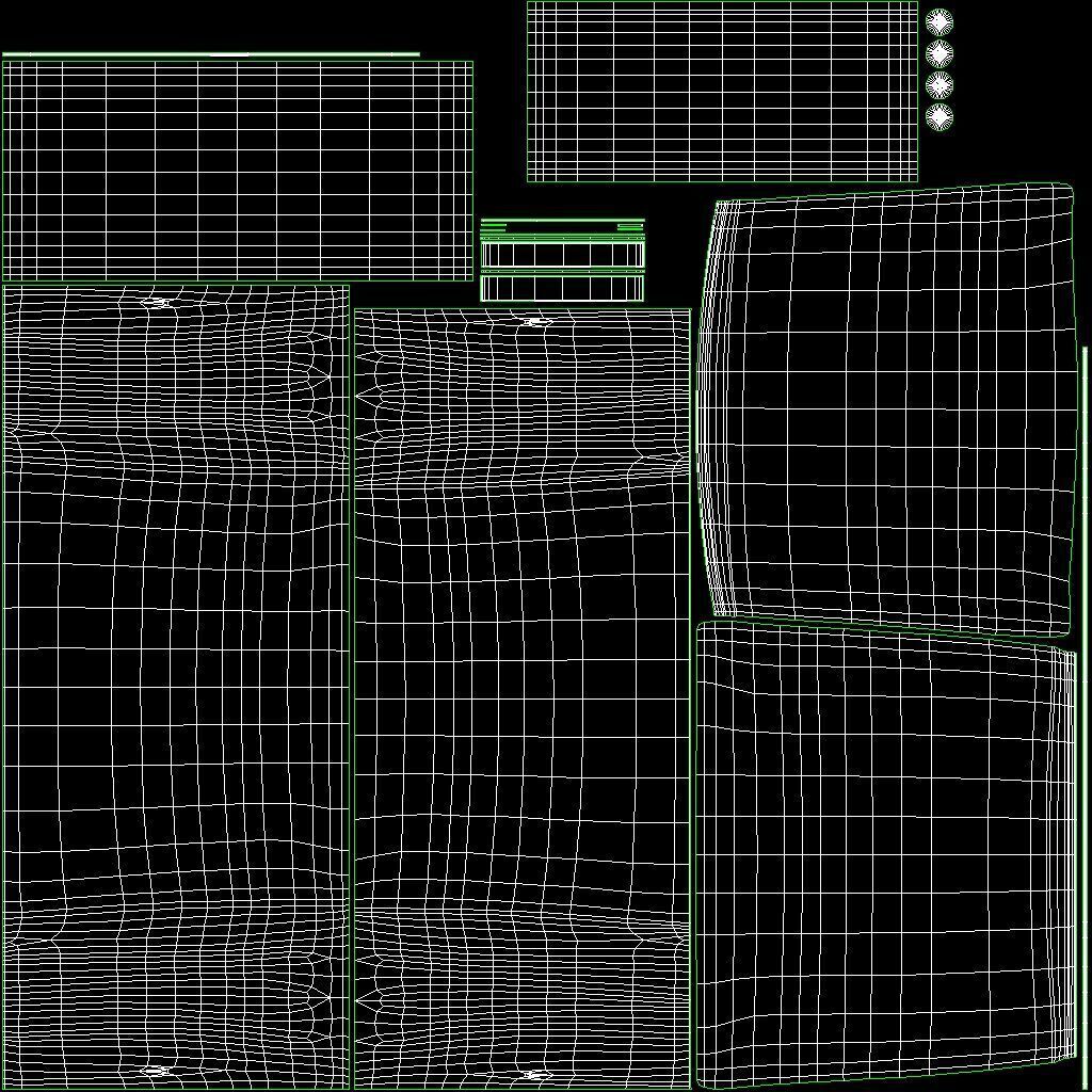 Hermes Birkin Chain Mini Bag Low-poly 3D model_19