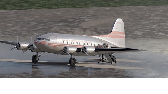 Boeing 307 Stratoliner 3D model