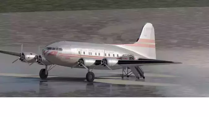 Boeing 307 Stratoliner 3D model
