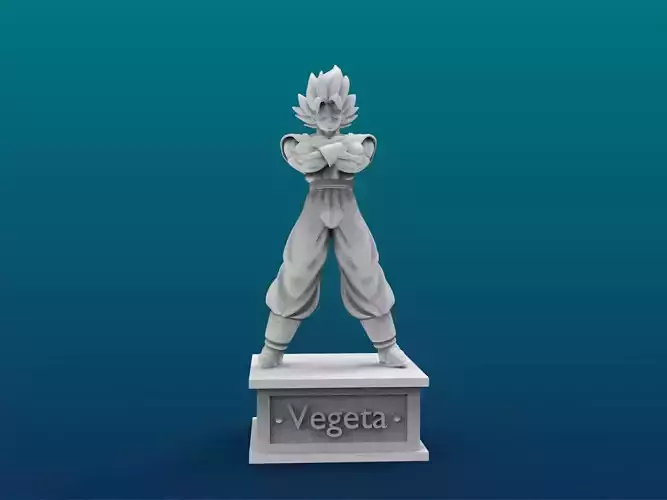 Vegeta Cartoon Figure Print 3D Printer