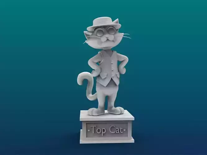 Top Cat Cartoon Figure Print 3D Printer