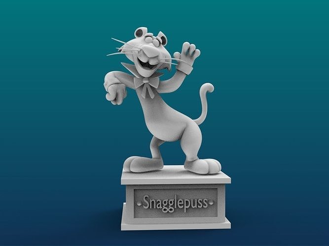 Snagglepuss Cartoon Figure Print 3D Printer 3D print model