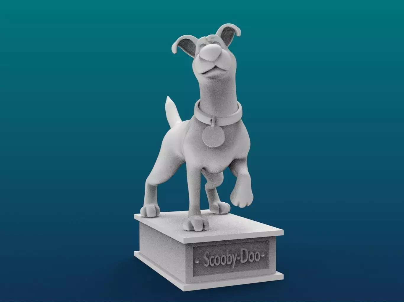 Scooby-Doo Cartoon Figure Print 3D Printer 3D print model
