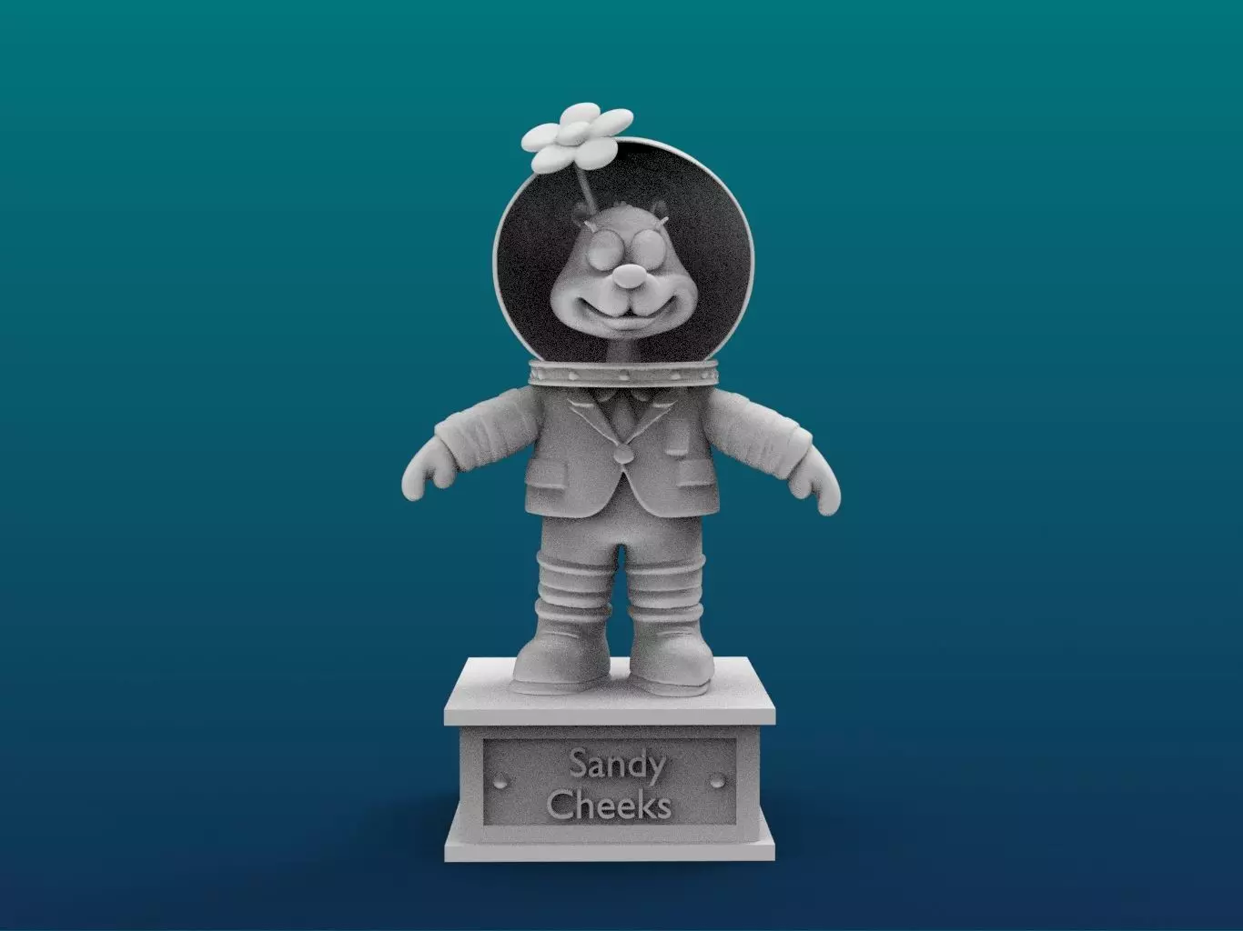 Sandy Cheeks Cartoon Figure Print 3D Printer 3D print model