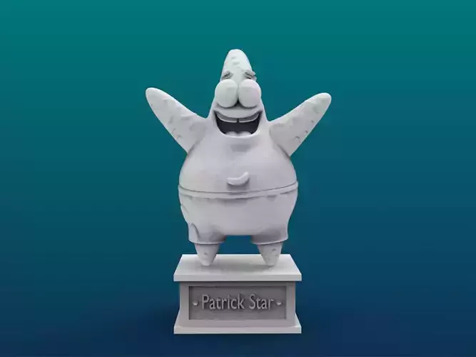 Patrick Star Cartoon Figure Print 3D Printer