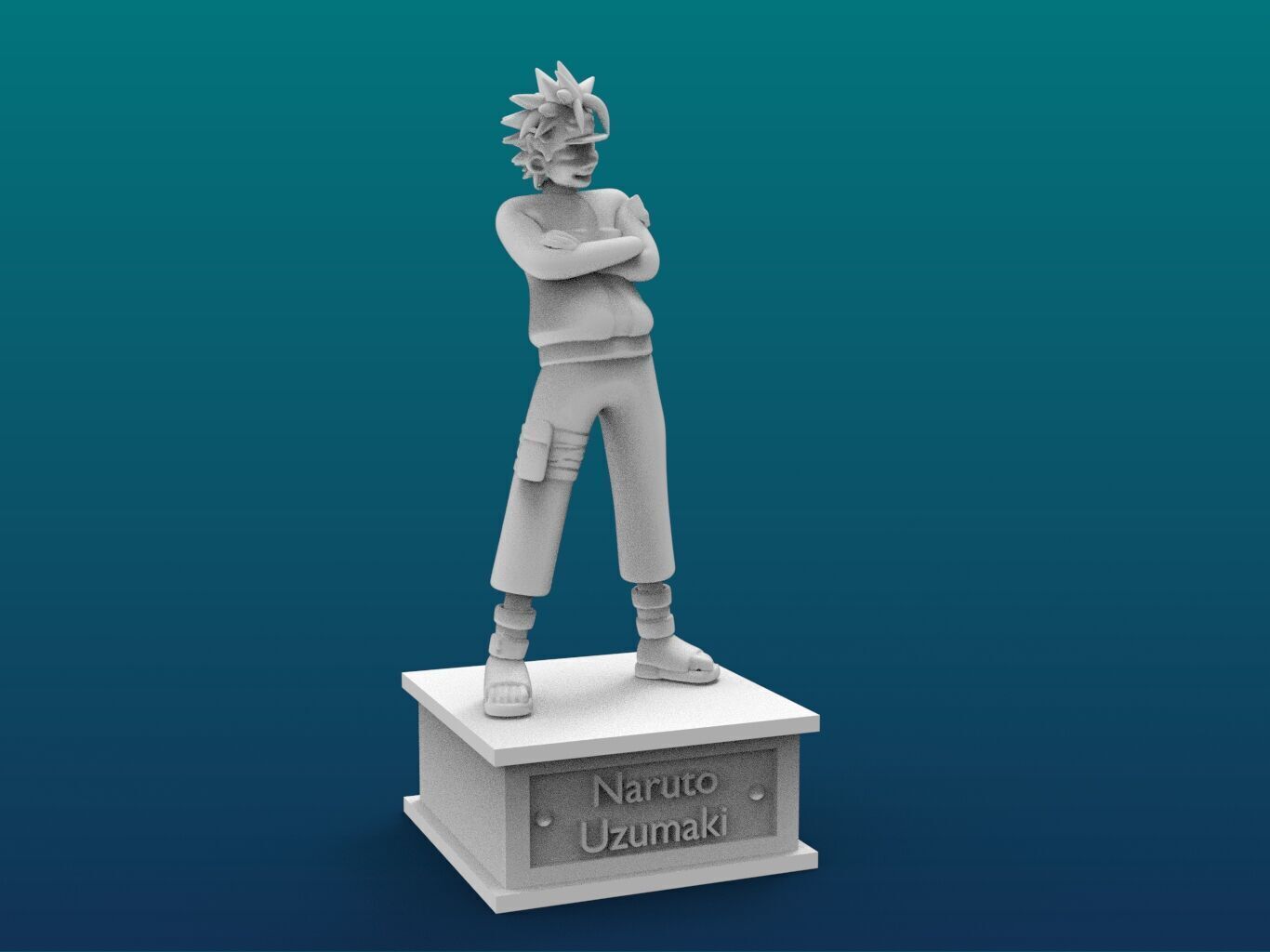 Naruto Uzumaki Cartoon Figure Print 3D Printer 3D print model_1