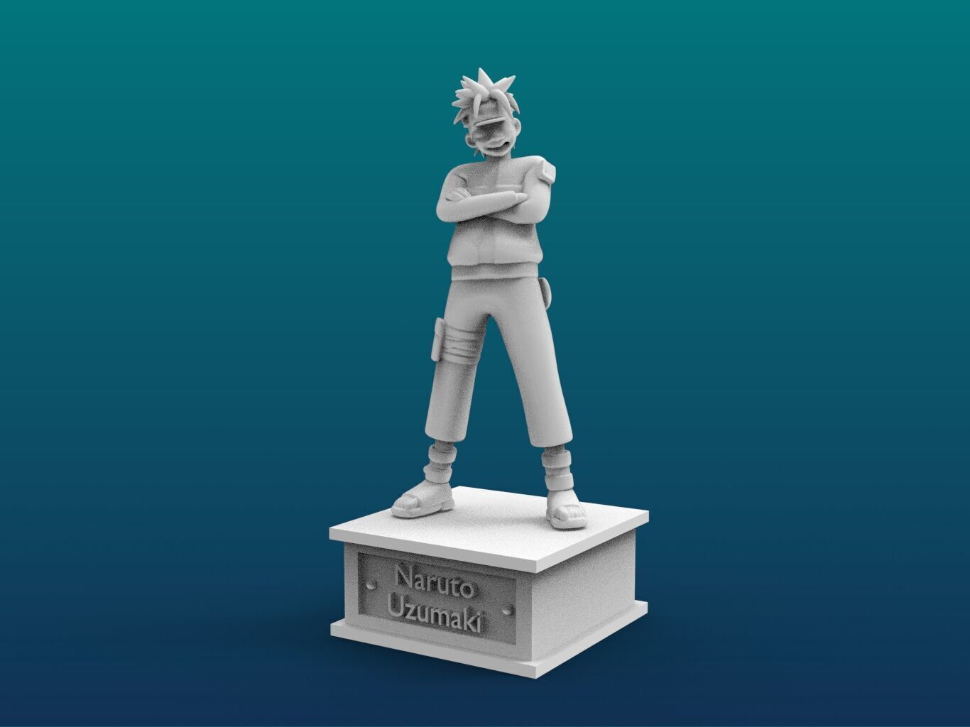 Naruto Uzumaki Cartoon Figure Print 3D Printer 3D print model_2