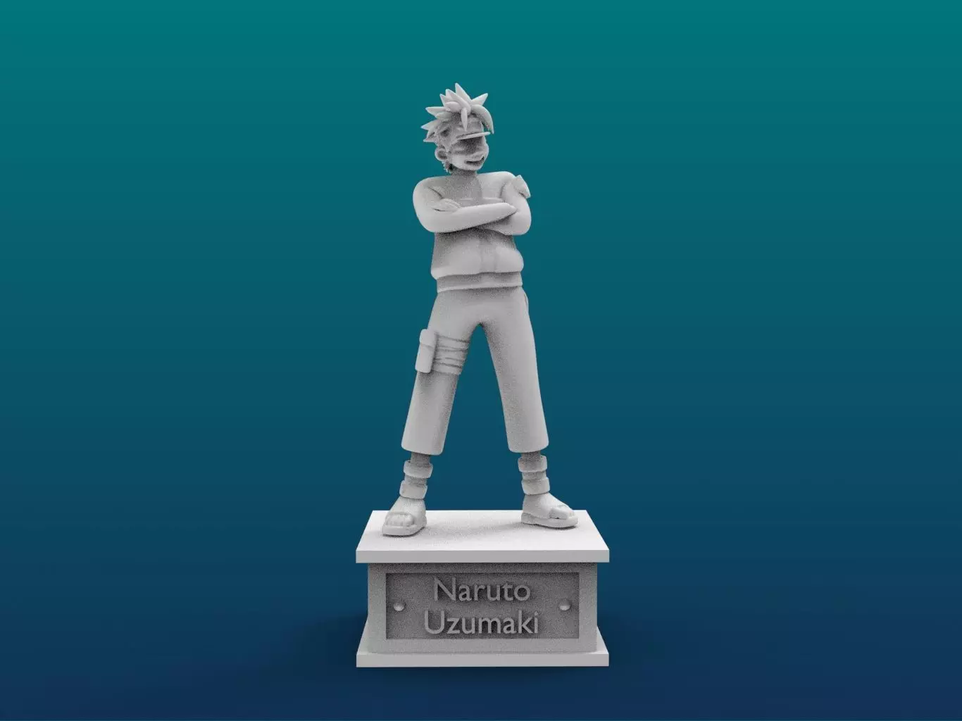 Naruto Uzumaki Cartoon Figure Print 3D Printer 3D print model_0