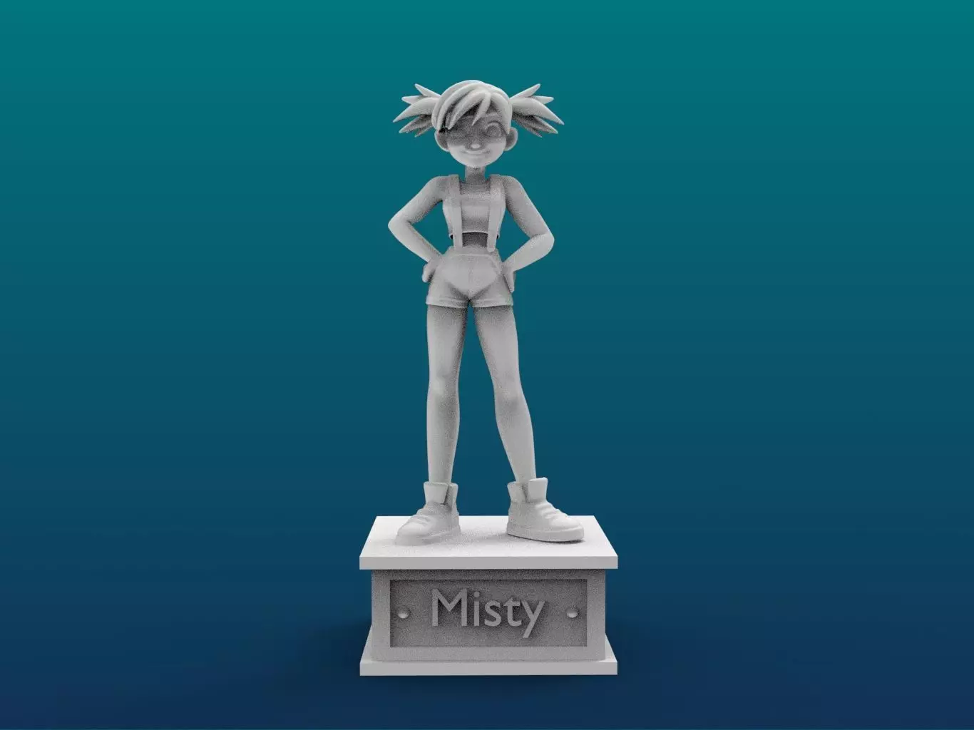 Misty Cartoon Figure Print 3D Printer 3D print model