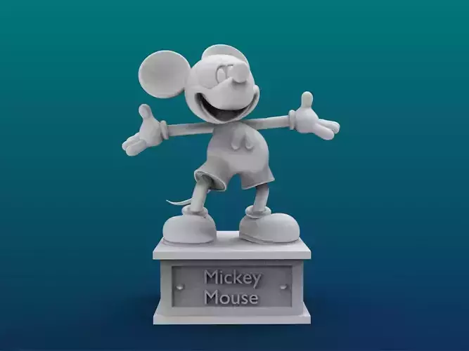 Mickey Mouse Cartoon Figure Print 3D Printer