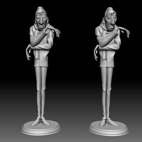 Anton Ego - Ratatouille - 010  3D print model