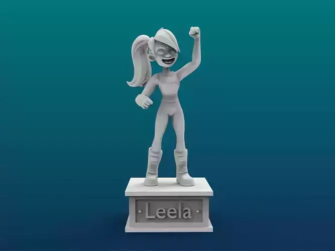 Leela Cartoon Figure Print 3D Printer