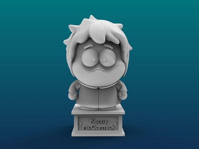 Kenny McCormick Cartoon Figure Print 3D Printer 3D print model