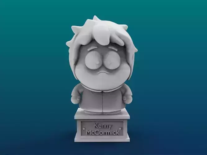 Kenny McCormick Cartoon Figure Print 3D Printer