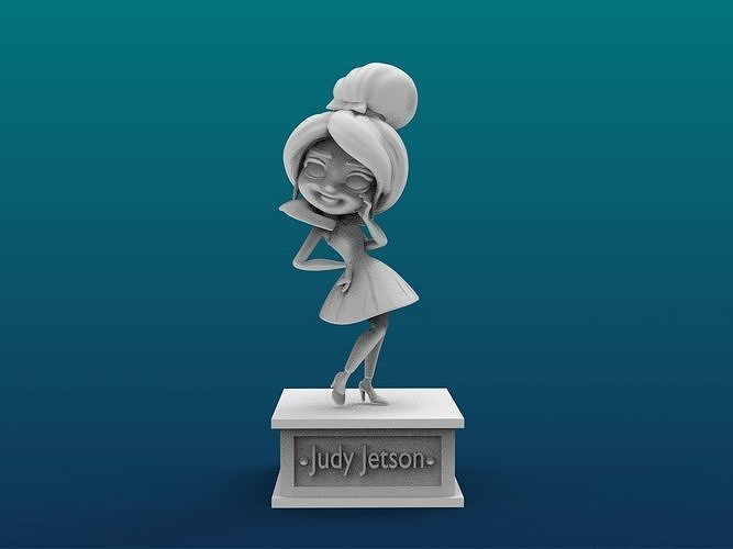 Judy Jetson Cartoon Figure Print 3D Printer 3D print model