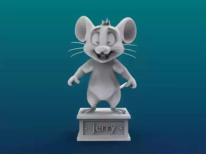 Jerry Cartoon Figure Print 3D Printer