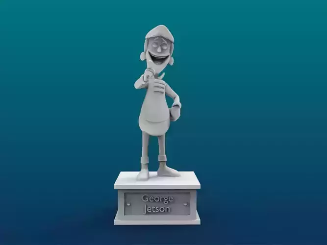 George Jetson Cartoon Figure Print 3D Printer 3D print model