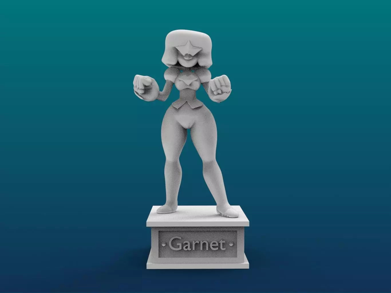 Garnet Cartoon Figure Print 3D Printer 3D print model_0