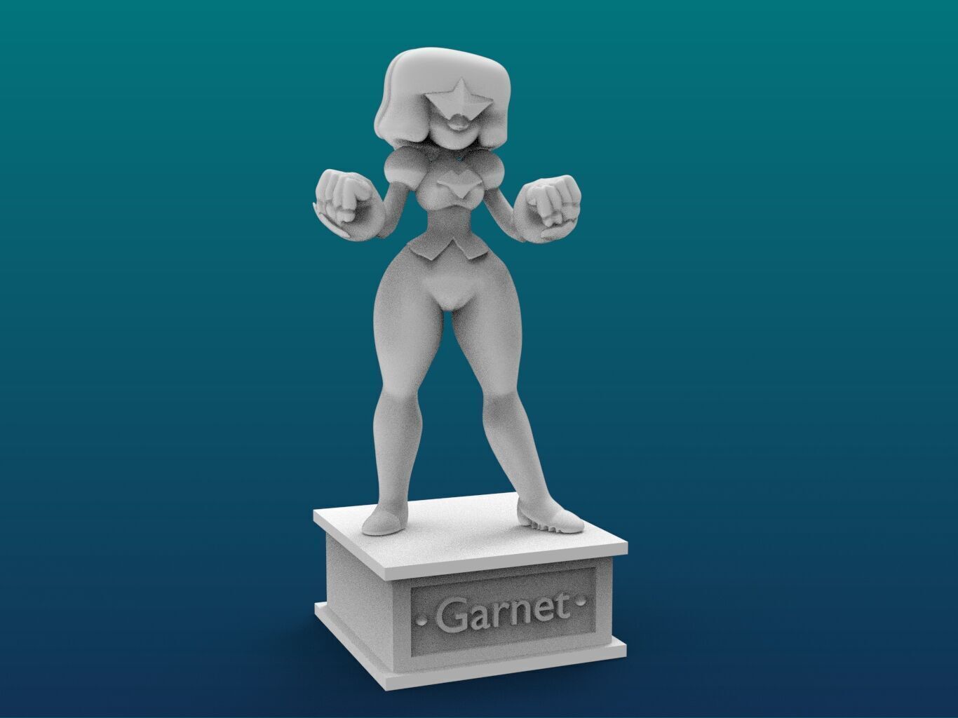 Garnet Cartoon Figure Print 3D Printer 3D print model_1