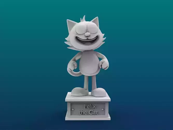 Felix the Cat Cartoon Figure Print 3D Printer